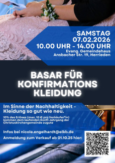Basar für Konfirmationskleidung 2026