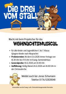 Flyer Weihnachtsmusical
